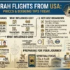 Umrah Flight Ticket Price & Booking Tips Today in USA